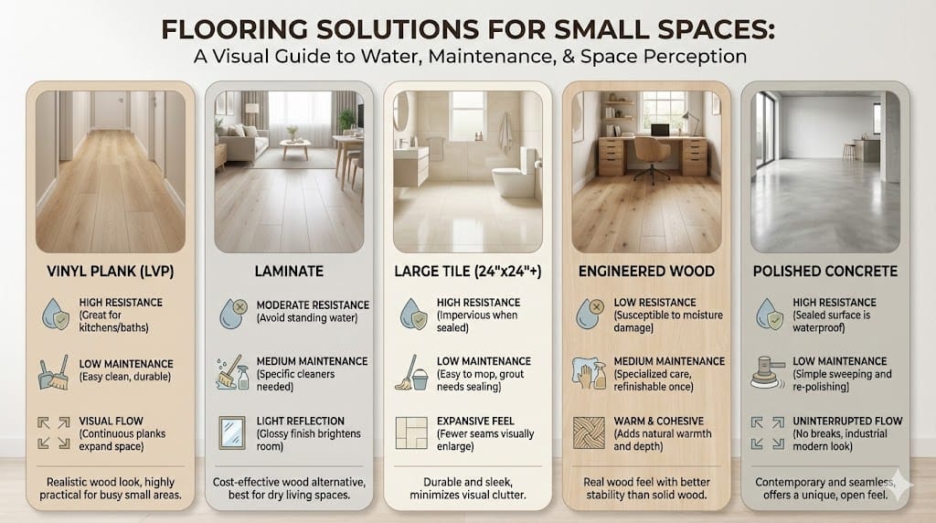 Best Flooring Ideas for Small Spaces