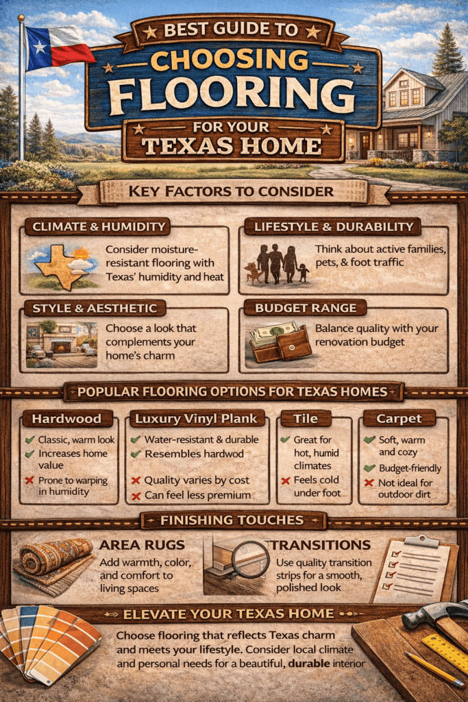 Best Guide to Choosing Flooring for Your Texas Home