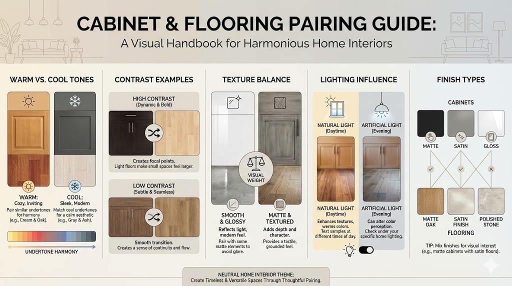 How to Choose Cabinets That Match Your Flooring